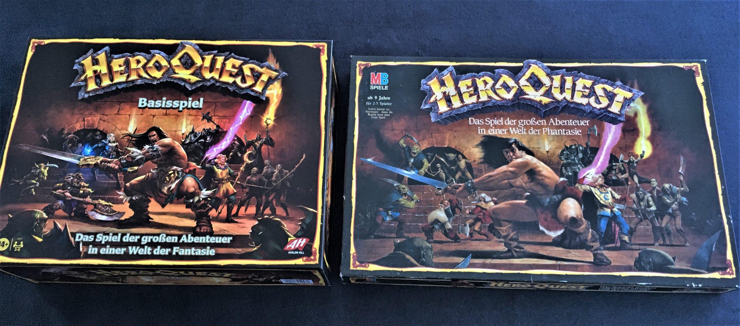 Hero Quest Vergleich - Die Box