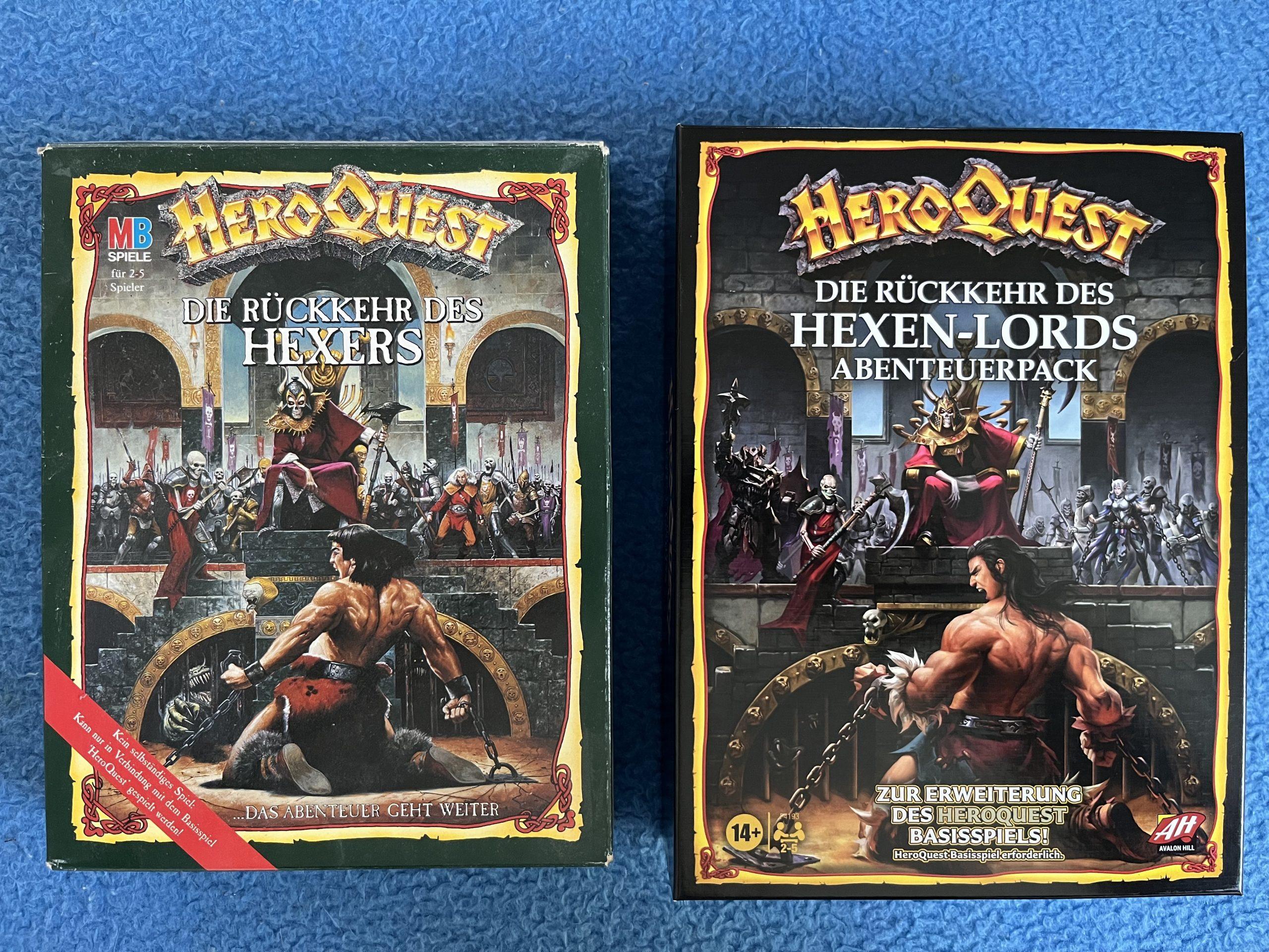 HeroQuest - Die Rückkerh des Hexenlords - Vergleich