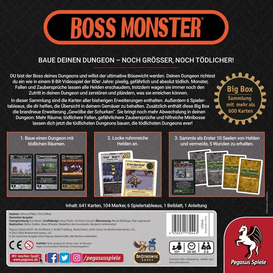 Boss Monster Big Box - Rückseite