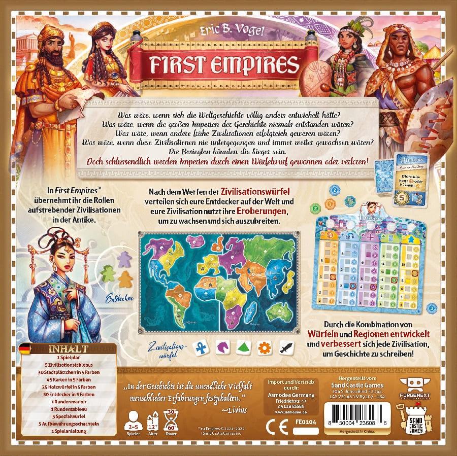 First Empires - Rückseite