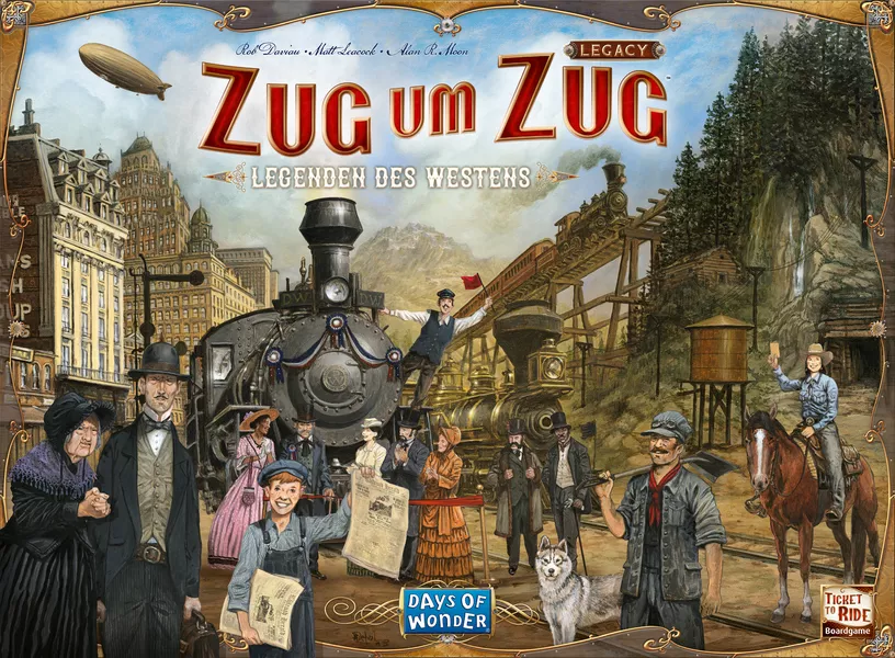 Zug um Zug - Legenden des Westens - Cover