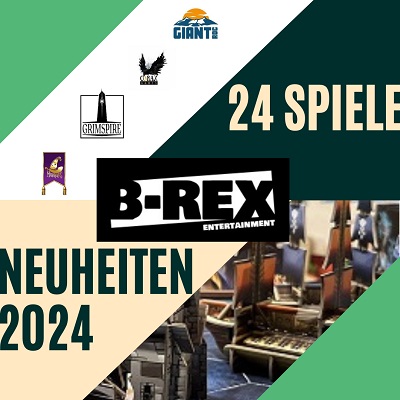 B-Rex Brettspiel Neuheiten 2024 - Feature Image