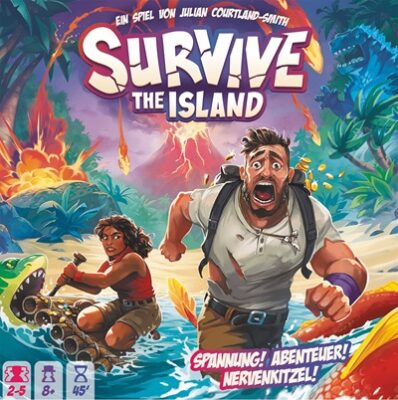 Survive the Island - Cover - Feature Image Brettspiel Rezension